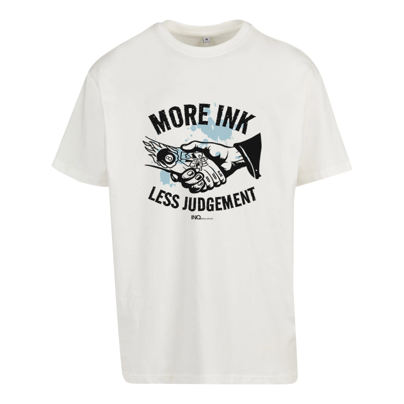 Koszulka męska INQ – More Ink Less Judgement - INQ Tattoo School