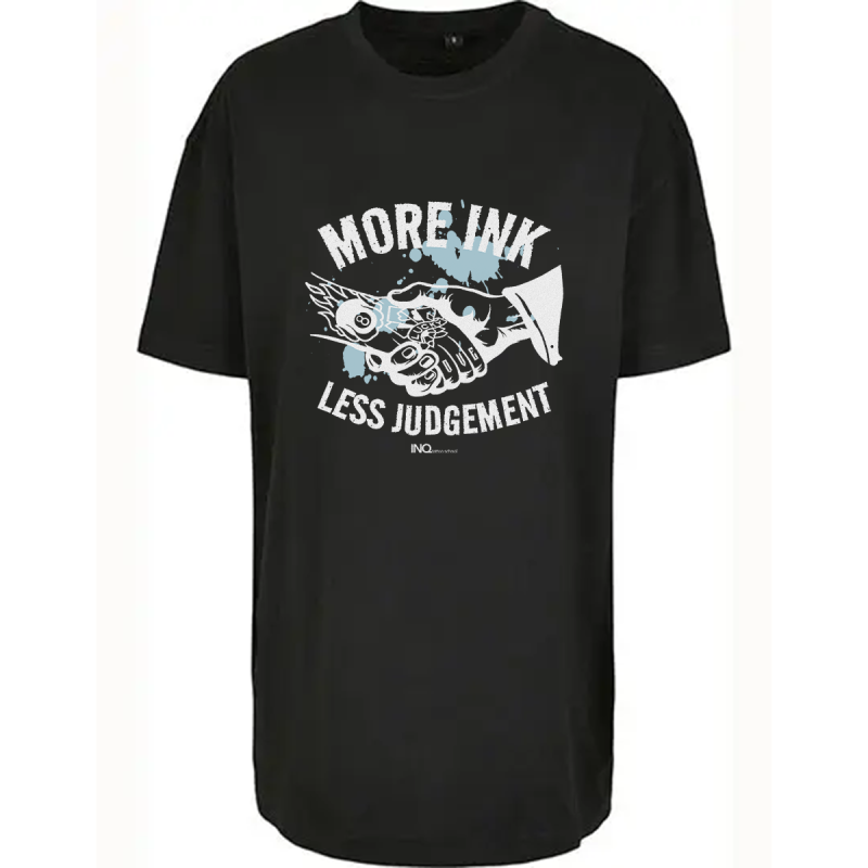 Koszulka damska INQ – More Ink Less Judgement - INQ Tattoo School