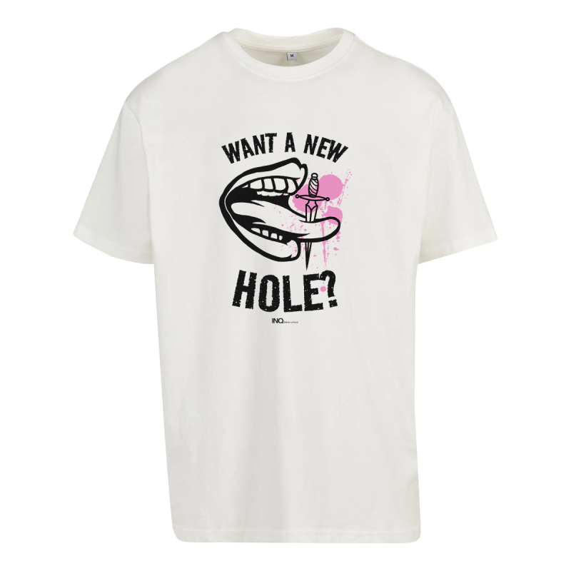 Koszulka męska INQ – Want a New Hole? - INQ Tattoo School