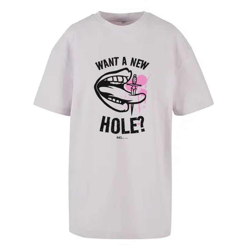 Koszulka damska INQ – Want a New Hole? - INQ Tattoo School
