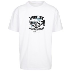 Koszulka unisex INQ – More Ink Less Judgement - INQ Tattoo School