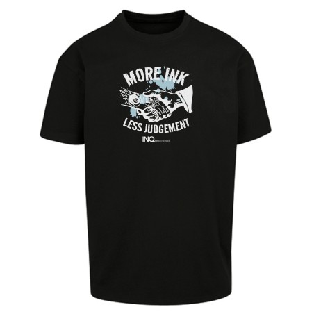 Koszulka unisex – More Ink Less Judgement - INQ Tattoo School