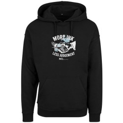 Bluza Hoodie unisex – More Ink Less Judgement - INQ Tattoo School