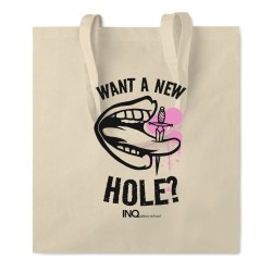 Torba bawełniana - Want a New Hole?