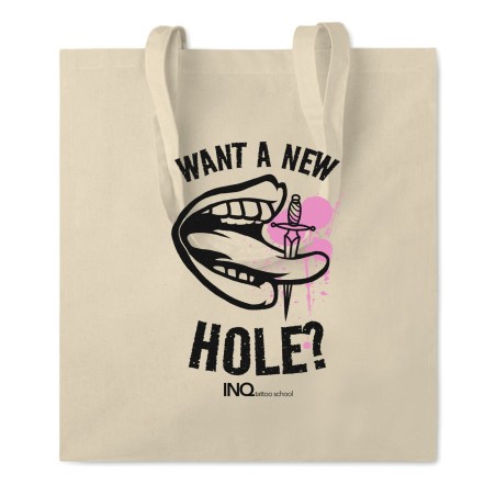Torba bawełniana - Want a New Hole?